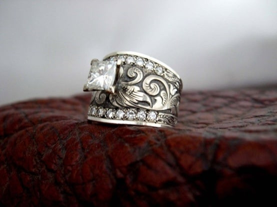 Western Wedding Rings
 Engagement Rings Fit For a Cowgirl Cowgirl Magazine