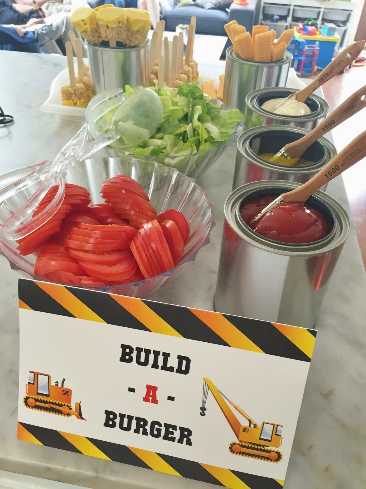 What To Serve At A Kids Birthday Party
 Construction Themed 3rd Birthday Party Ideas