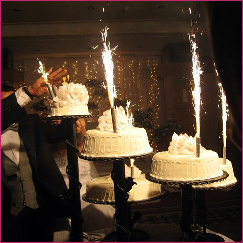 Where To Buy Sparklers For Wedding
 Sparklers on Wedding Cakes Inspiration Project Wedding