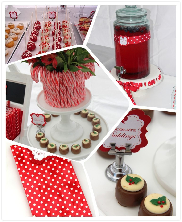 White Christmas Party Ideas
 All Things Wedding Red and White Christmas Party Ideas