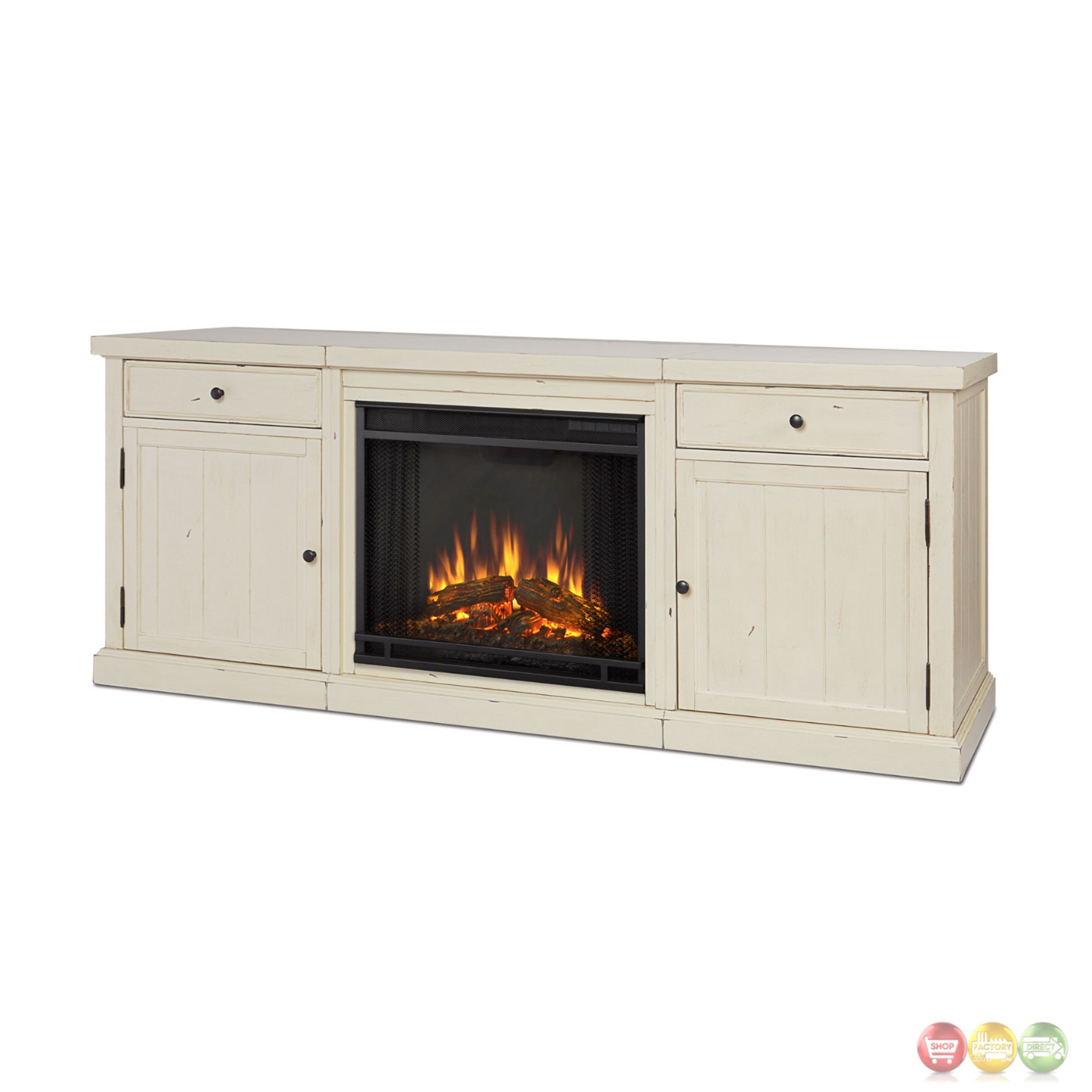 White Electric Fireplace Entertainment Center
 Cassidy Entertainment Center Electric Fireplace In