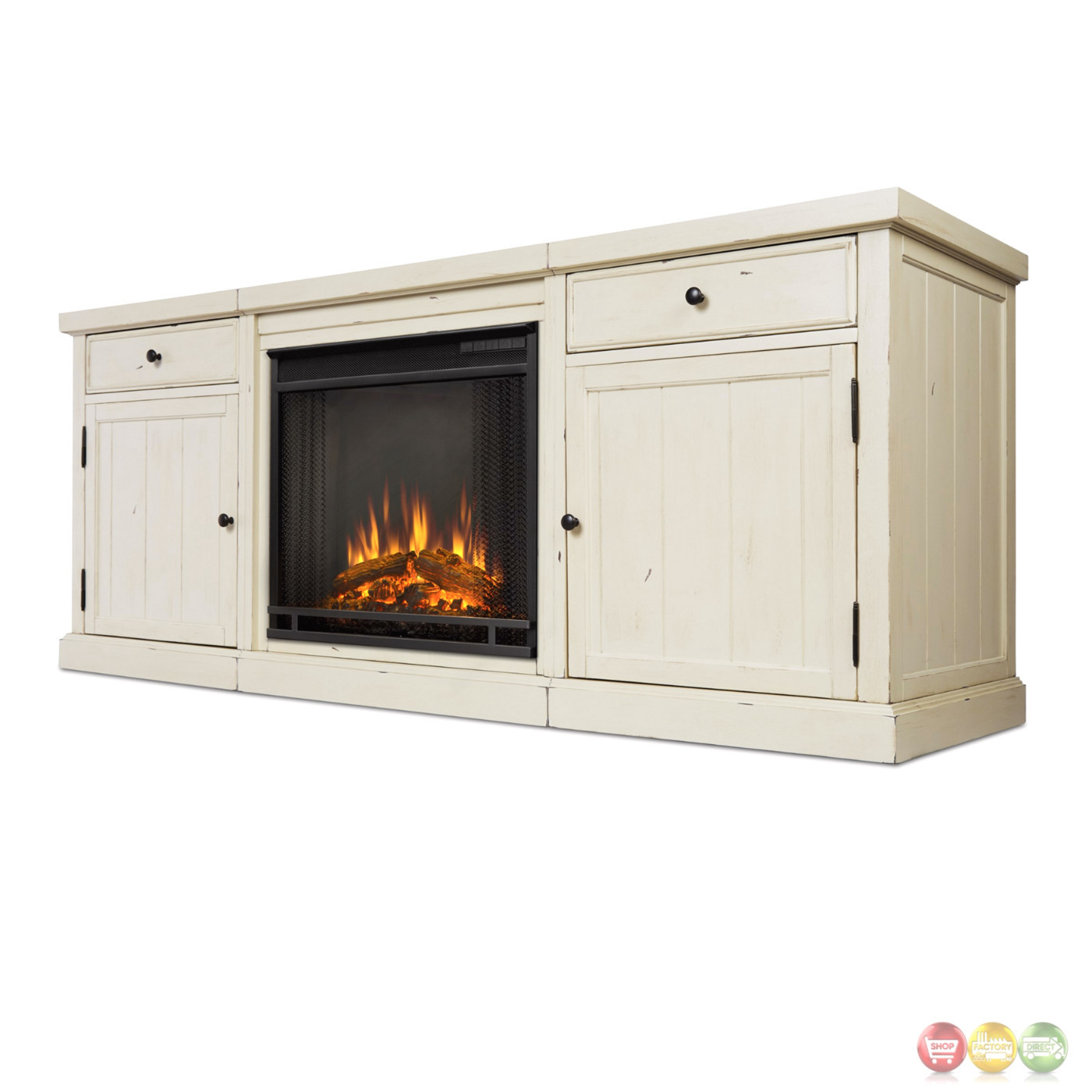 White Electric Fireplace Entertainment Center
 Cassidy Entertainment Center Electric Fireplace In