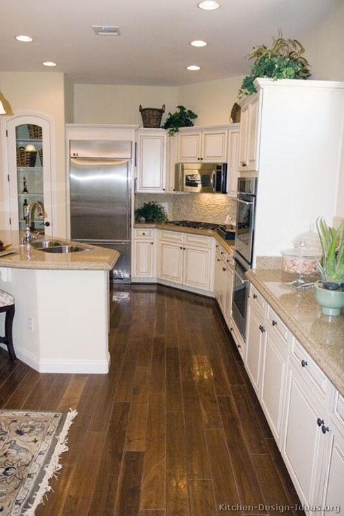 White Kitchen Cabinets Designs
 Kitchen Tile Backsplash Ideas with White cabinets