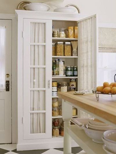 White Kitchen Pantry Free Standing
 Adding an Elegant Kitchen Look with White Kitchen Pantry