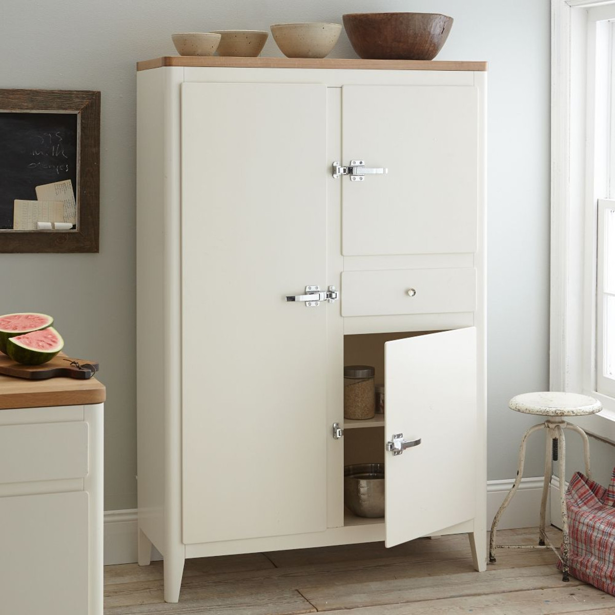 White Kitchen Pantry Free Standing
 Freestanding Kitchen Unit Mad About The House