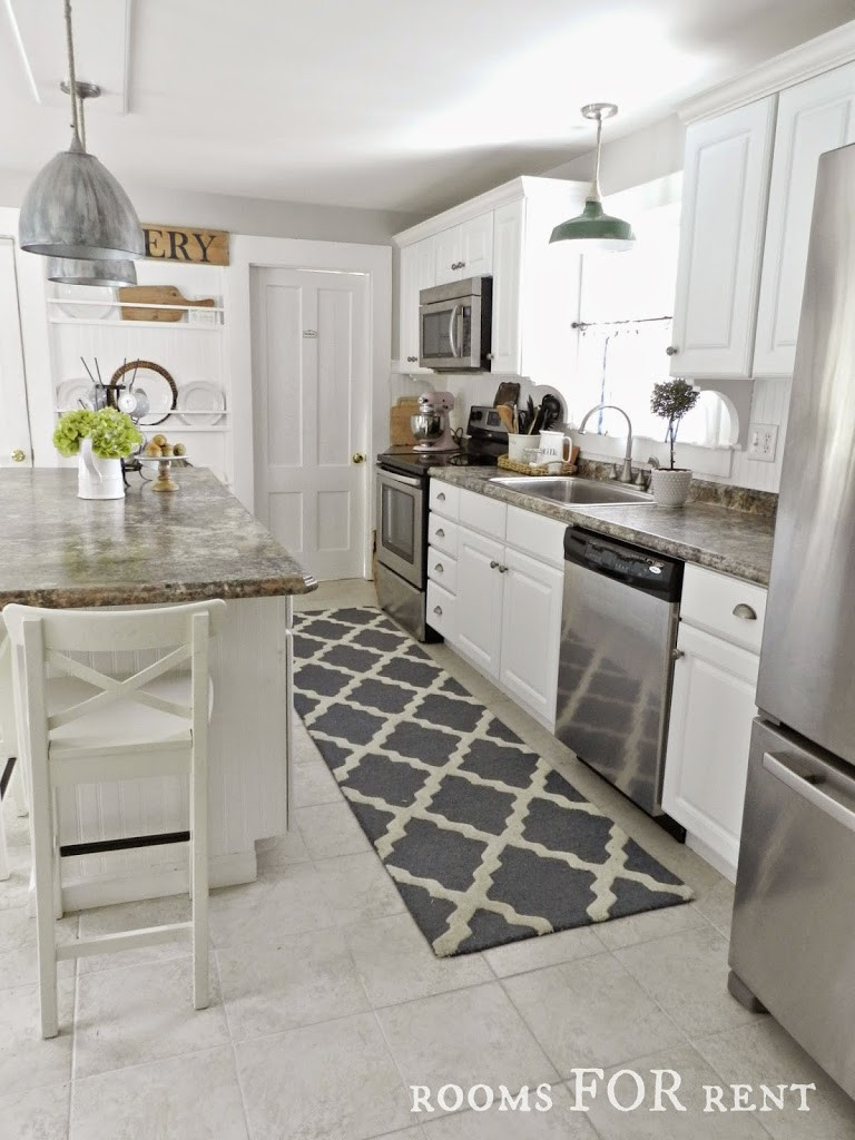 White Kitchen Rugs
 New Runner in the Kitchen Rooms For Rent blog