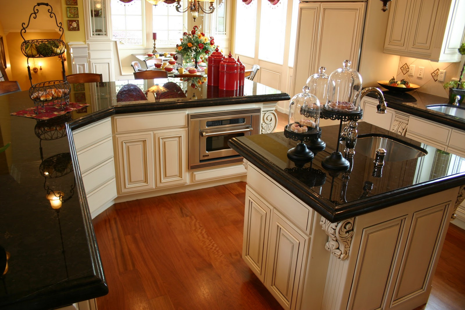 White Kitchen With Black Granite
 Absolute Black Granite Price Per Square Foot & Decorating