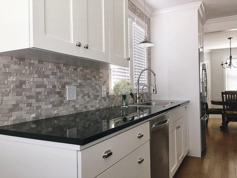 White Kitchen With Black Granite
 Spectacular Granite Colors for Countertops PHOTOS