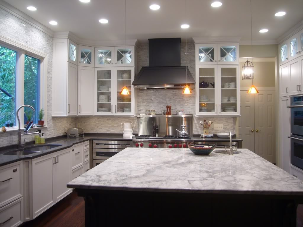White Kitchen With Black Granite
 Hooked on Hickory If You Can t Stand the Heat Kitchen