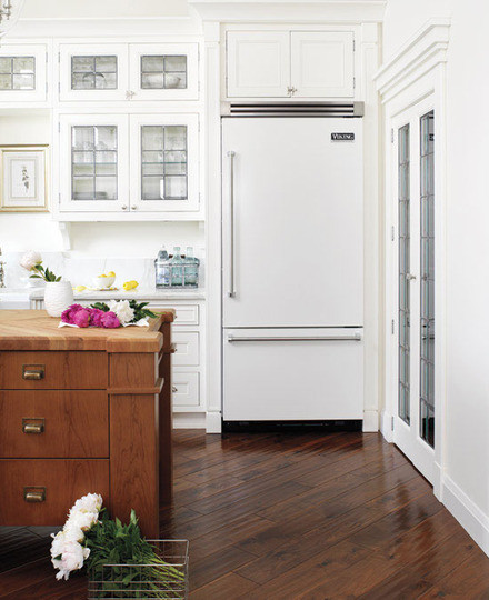 White Kitchen With White Appliances
 White Appliances yes you can The Inspired Room