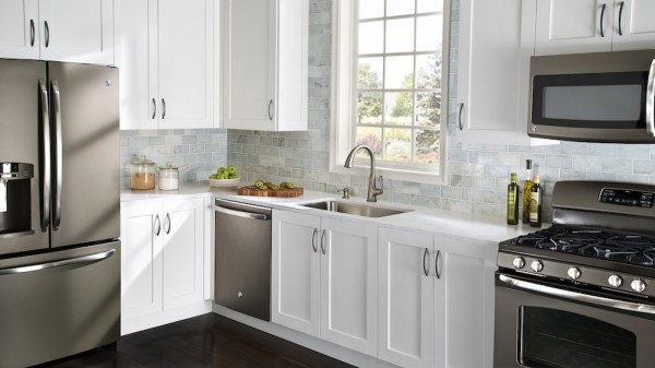 White Kitchen With White Appliances
 Creating the Heart of my Home Inspiration Made Simple