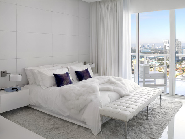 White Master Bedroom
 White Master Bedroom Contemporary Bedroom other