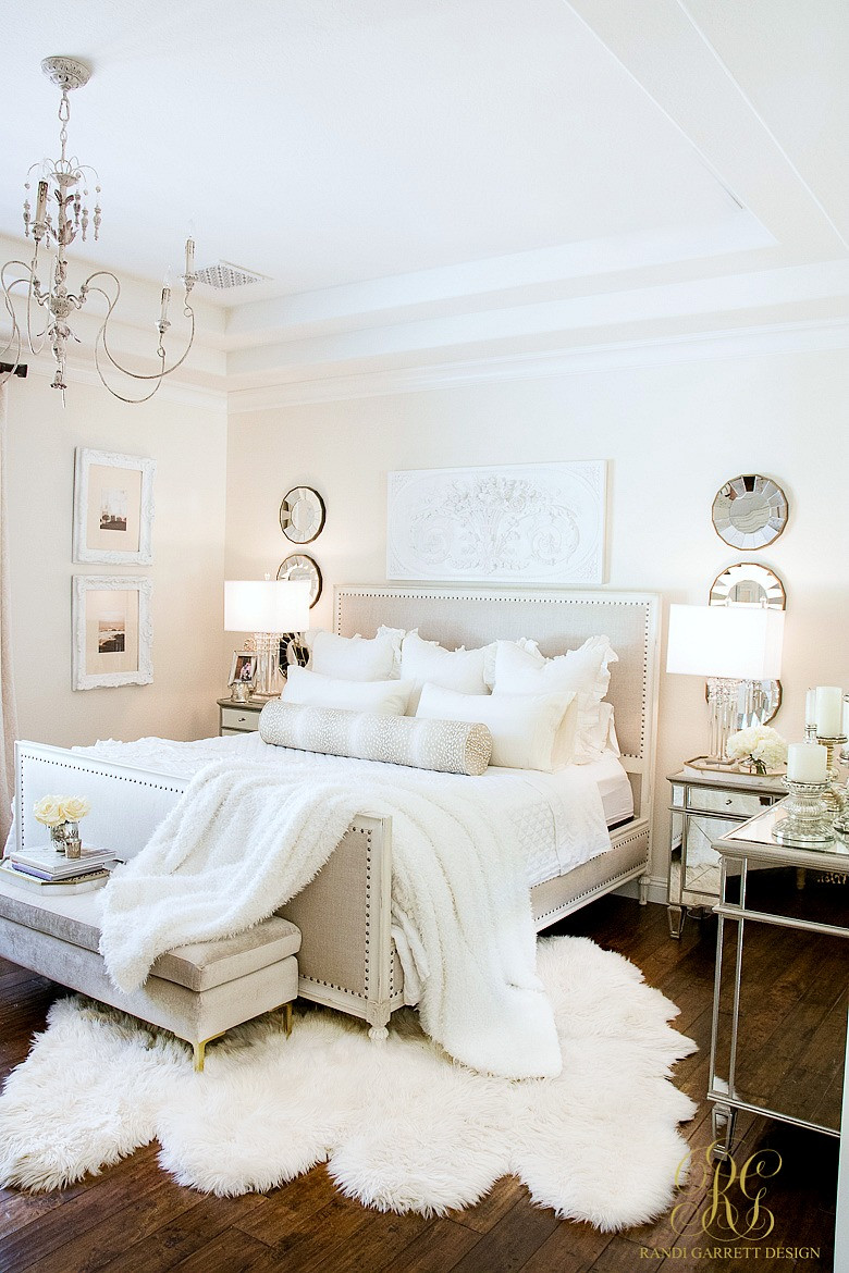 White Master Bedroom
 Master Bedroom Styled 3 Ways for Summer Tips for