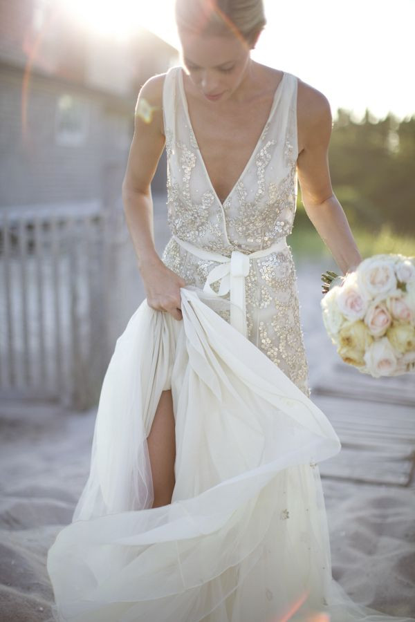 White Sundresses For Beach Wedding
 60 best images about Beach Wedding on Pinterest