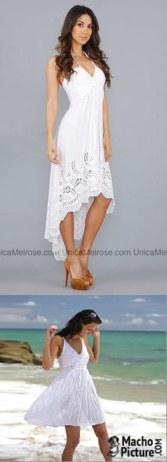 White Sundresses For Beach Wedding
 Desirae Spencer mature and milf 18