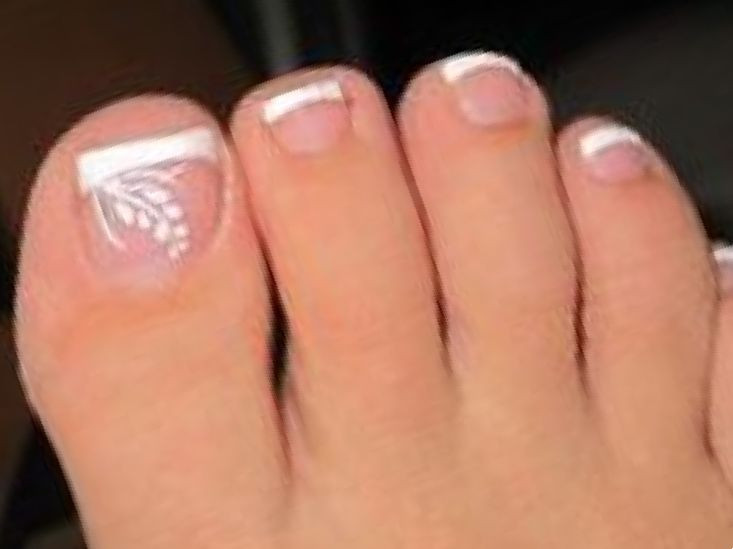White Tip Toe Nail Designs
 31 French Manicure Toe Nail Designs StylePics