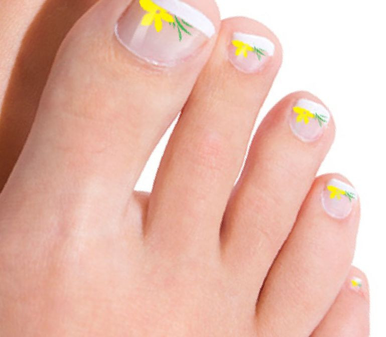 White Tip Toe Nail Designs
 36 White Tip Toe Nail Designs StylePics