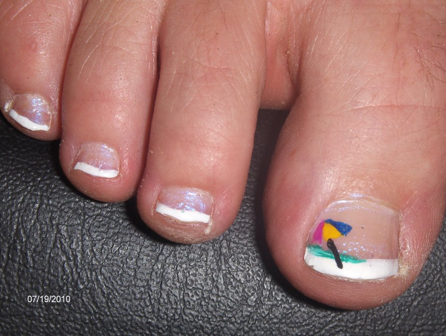 White Tip Toe Nail Designs
 45 Most Adorable Toe Nail Art Ideas For Trendy Girls