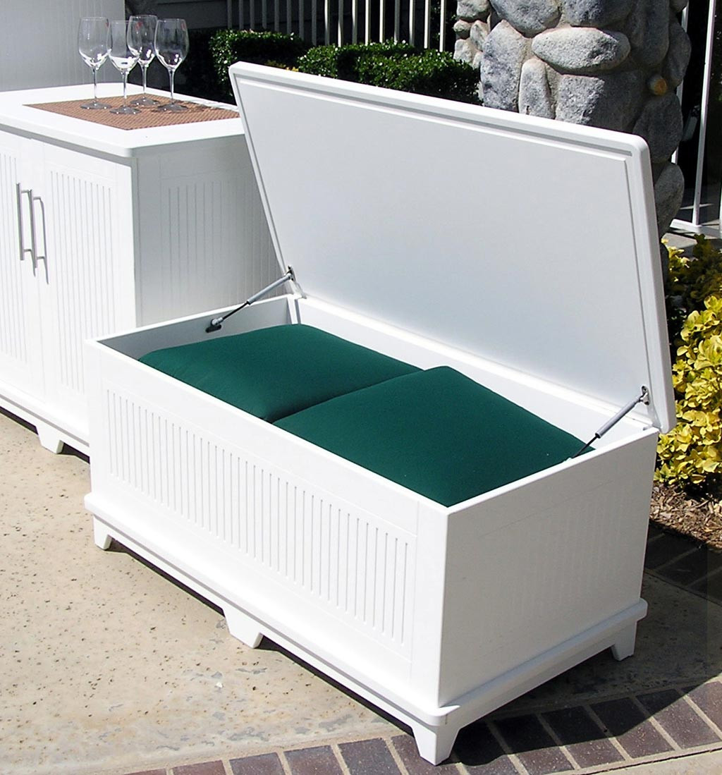 White Wooden Storage Bench
 White Wood Storage Bench Practical and Doubled Functional