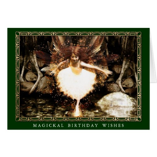 Wiccan Birthday Wishes
 Pagan Birthday Greeting Card