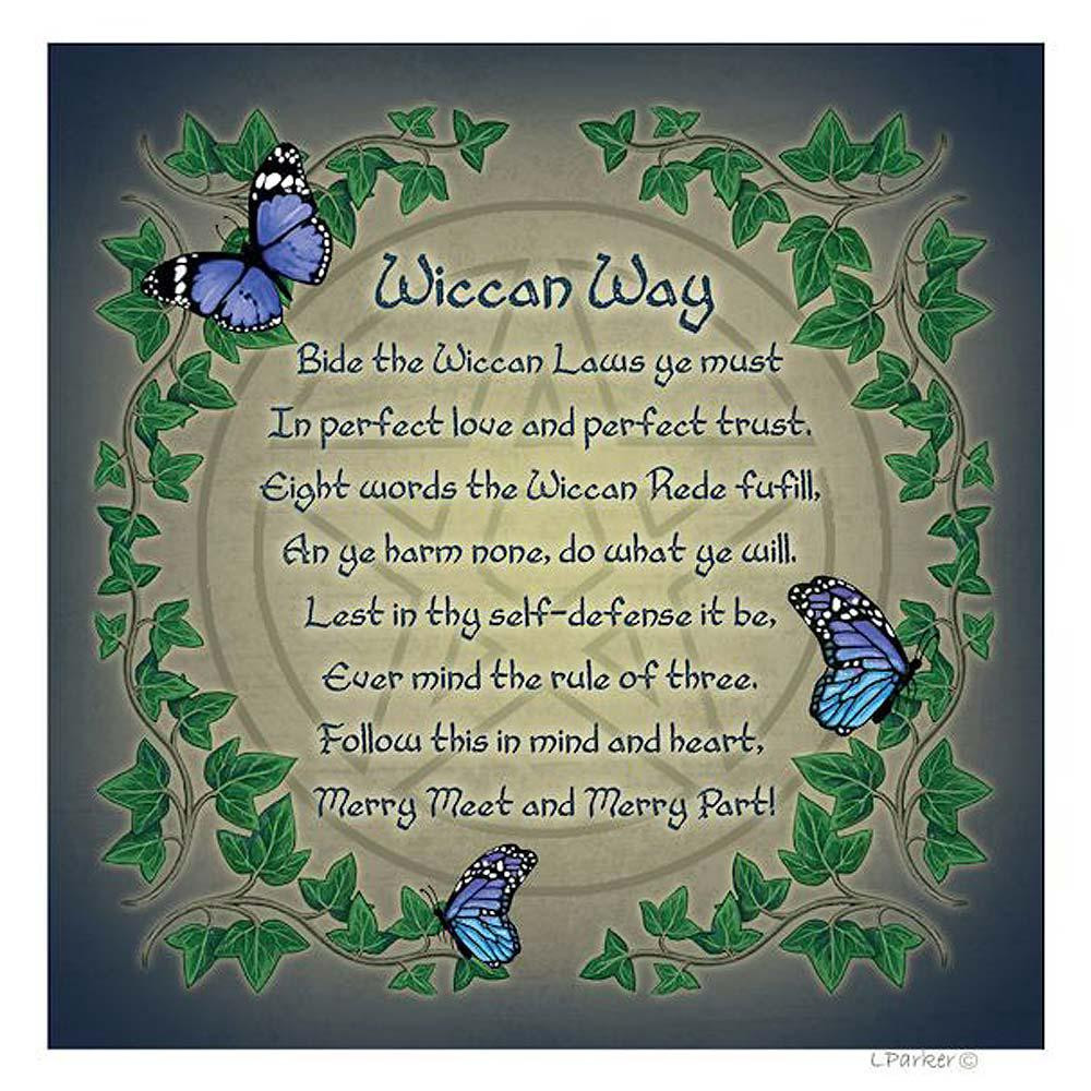 Wiccan Birthday Wishes
 The Wiccan Rede Greetings Card Astral Aspects