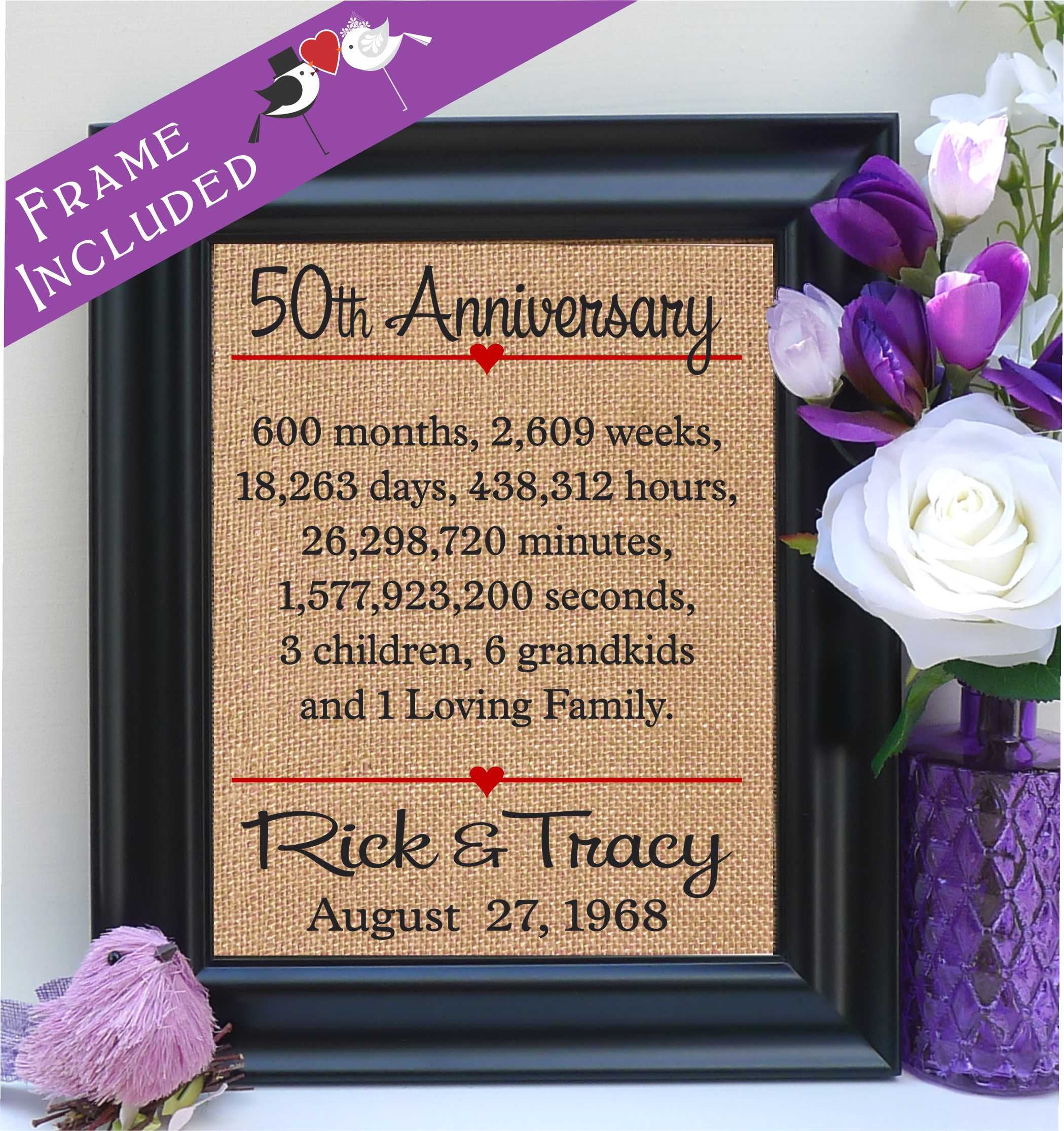 Wife Wedding Gift
 50th anniversary Gift to Wife 50th wedding anniversary t