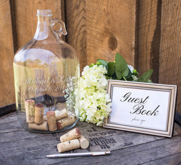 Wine Themed Wedding Guest Book
 Creative Wedding Guest Book Alternatives for Your Nuptials