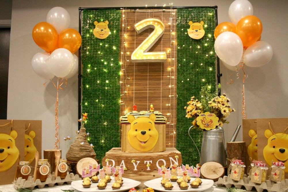 Winnie The Pooh Birthday Decorations
 What a fun Winnie The Pooh Theme Birthday Party See more