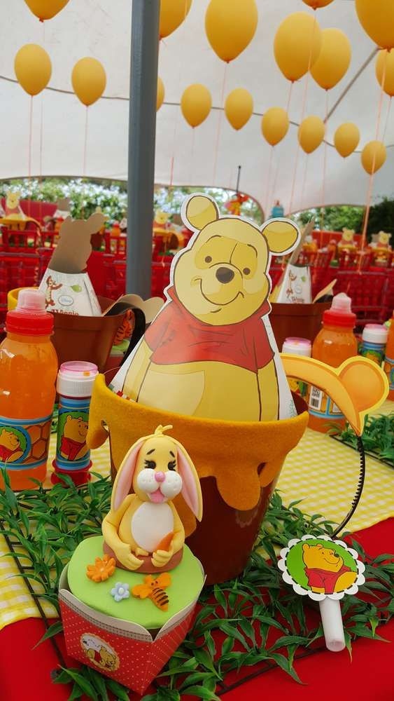 Winnie The Pooh Birthday Decorations
 95 best Winnie the Pooh Party Ideas images on Pinterest
