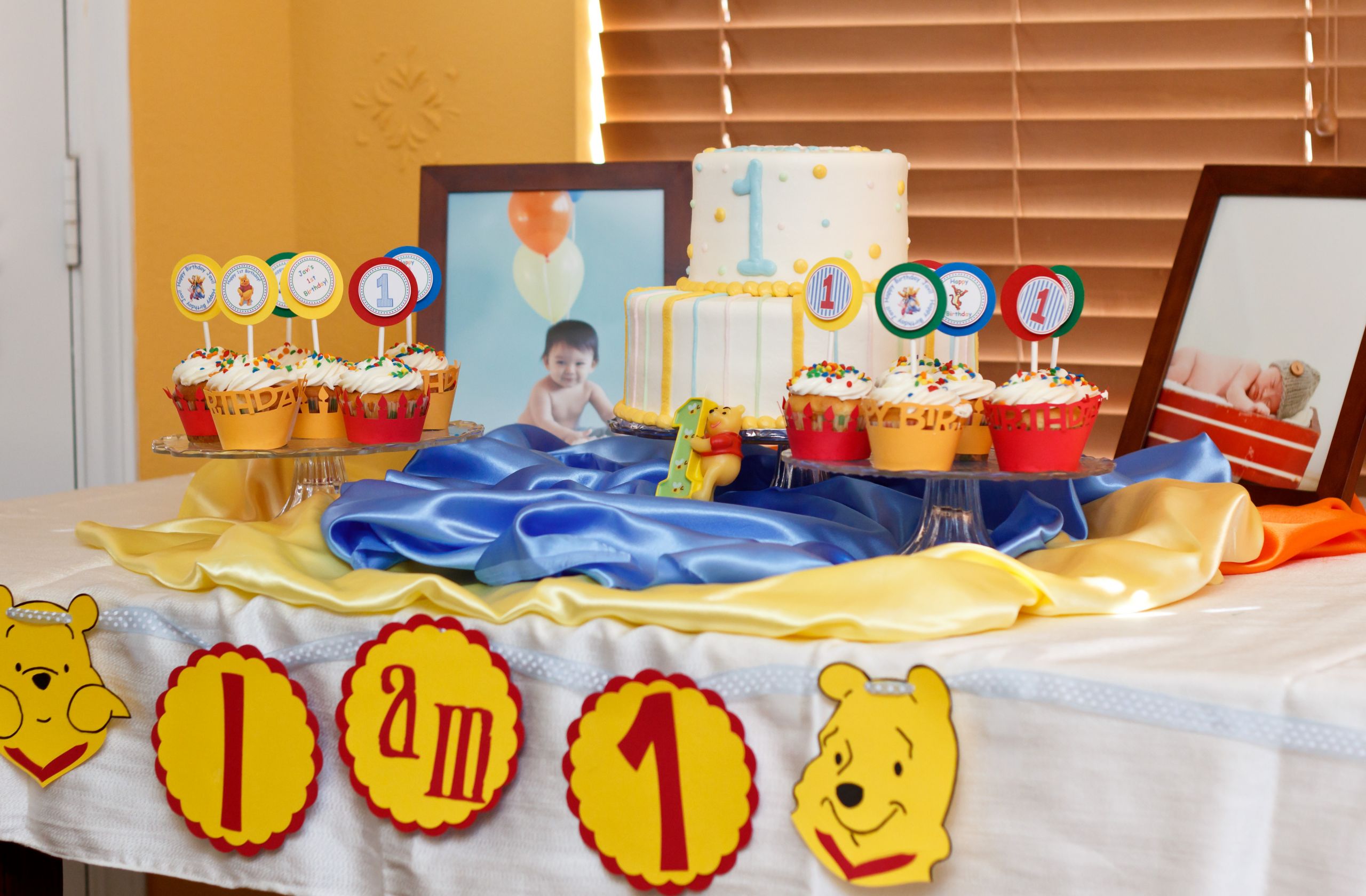 Winnie The Pooh Birthday Decorations
 Winnie the Pooh My son’s first birthday party