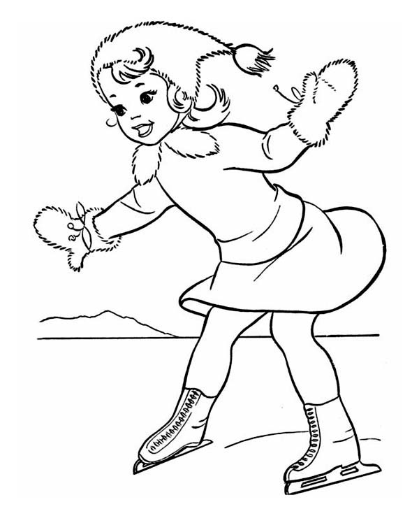Winter Coloring Pages For Girls
 Cute Winter Coloring Pages at GetColorings