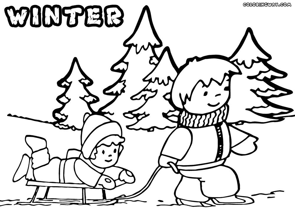 Winter Coloring Pages For Toddlers
 Winter coloring pages