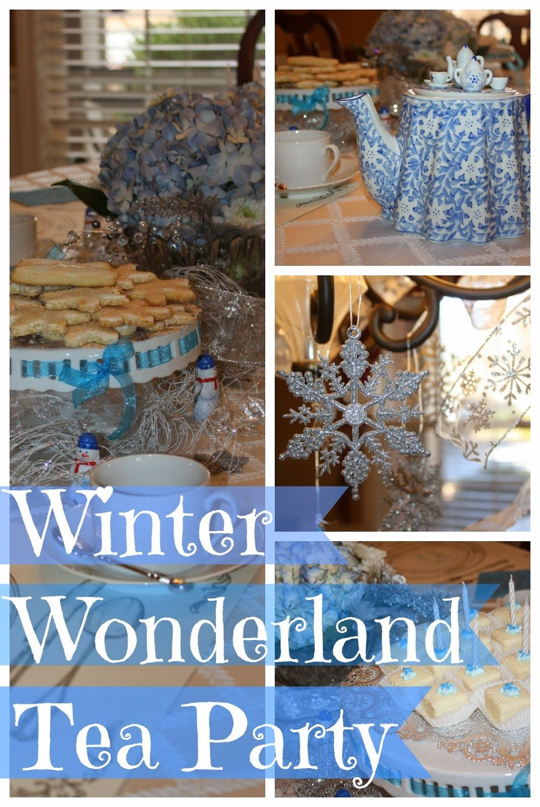 Winter Tea Party Ideas
 Winter Wonderland Tea Party great if you want a "Frozen