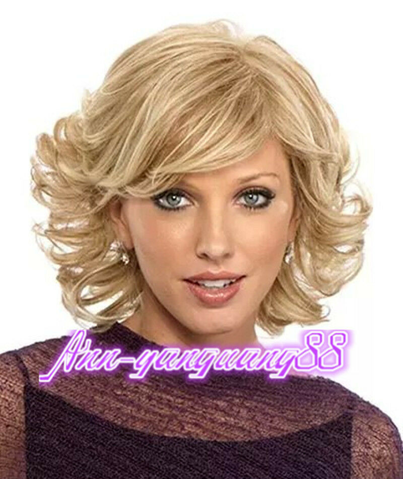 Women'S Short Curly Hairstyles
 2015 new La s Women s fashion short Blonde Curly Natural