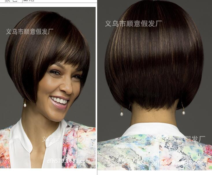 Women'S Undercut Hairstyles
 Synthetic Hair Women S Wigs Short Bob Wig Fake Hair