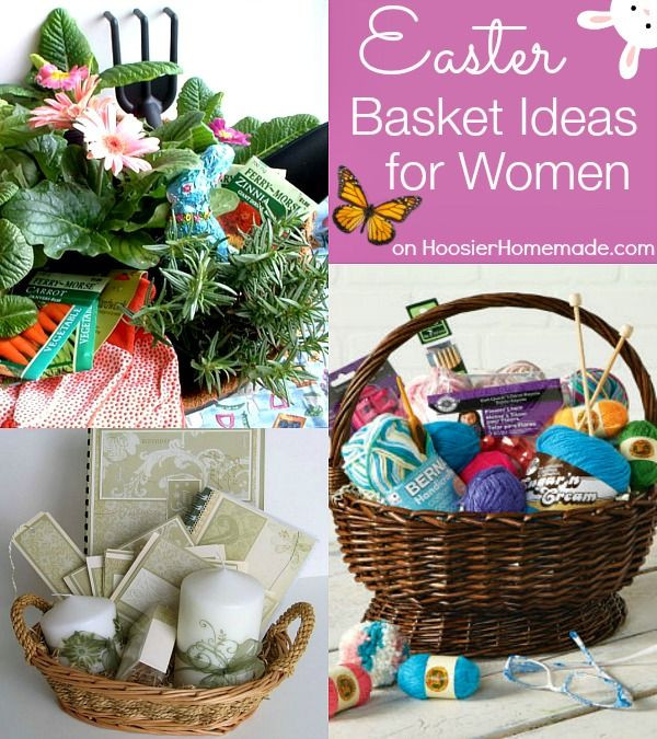 Womens Gift Basket Ideas
 Easter Basket Ideas for Women on HoosierHomemade