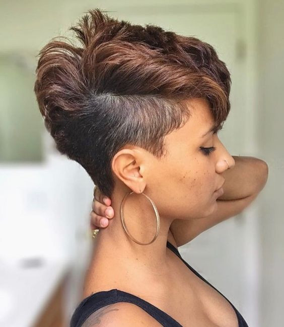 Womens Mohawk Hairstyles 2020
 beautiful mohawk thick hairstyle for black women Short