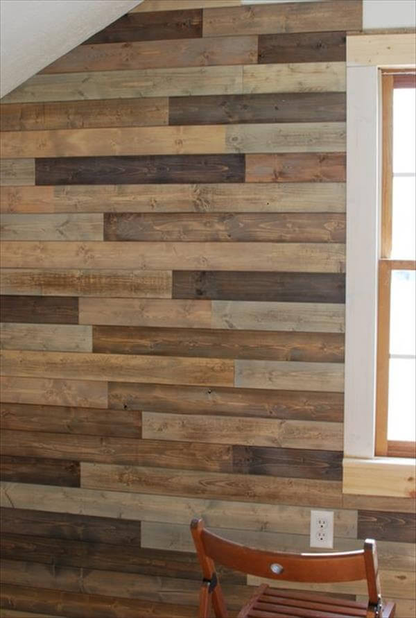 Wood Plank Walls DIY
 DIY Pallet Wall Instructions