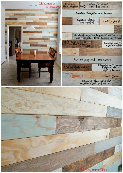 Wood Plank Walls DIY
 15 Creatively Genius DIY Wood Walls DIY & Crafts