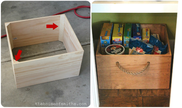 Wooden Crates DIY
 DIY Spice Packet Organizer and other Wooden Crates for
