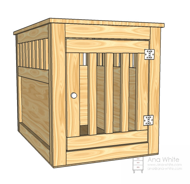 Wooden Dog Crate DIY
 Wood Diy Dog Crate Blueprints PDF DIY Download How To build