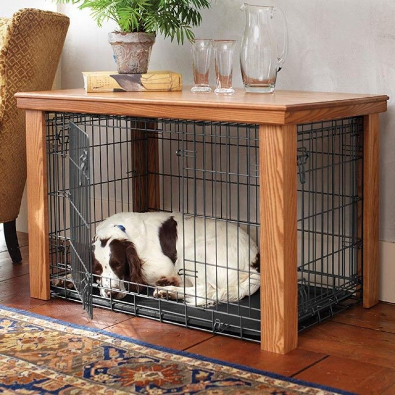 Wooden Dog Crate DIY
 Wooden Table Dog Crate Cover Malm Woodturnings