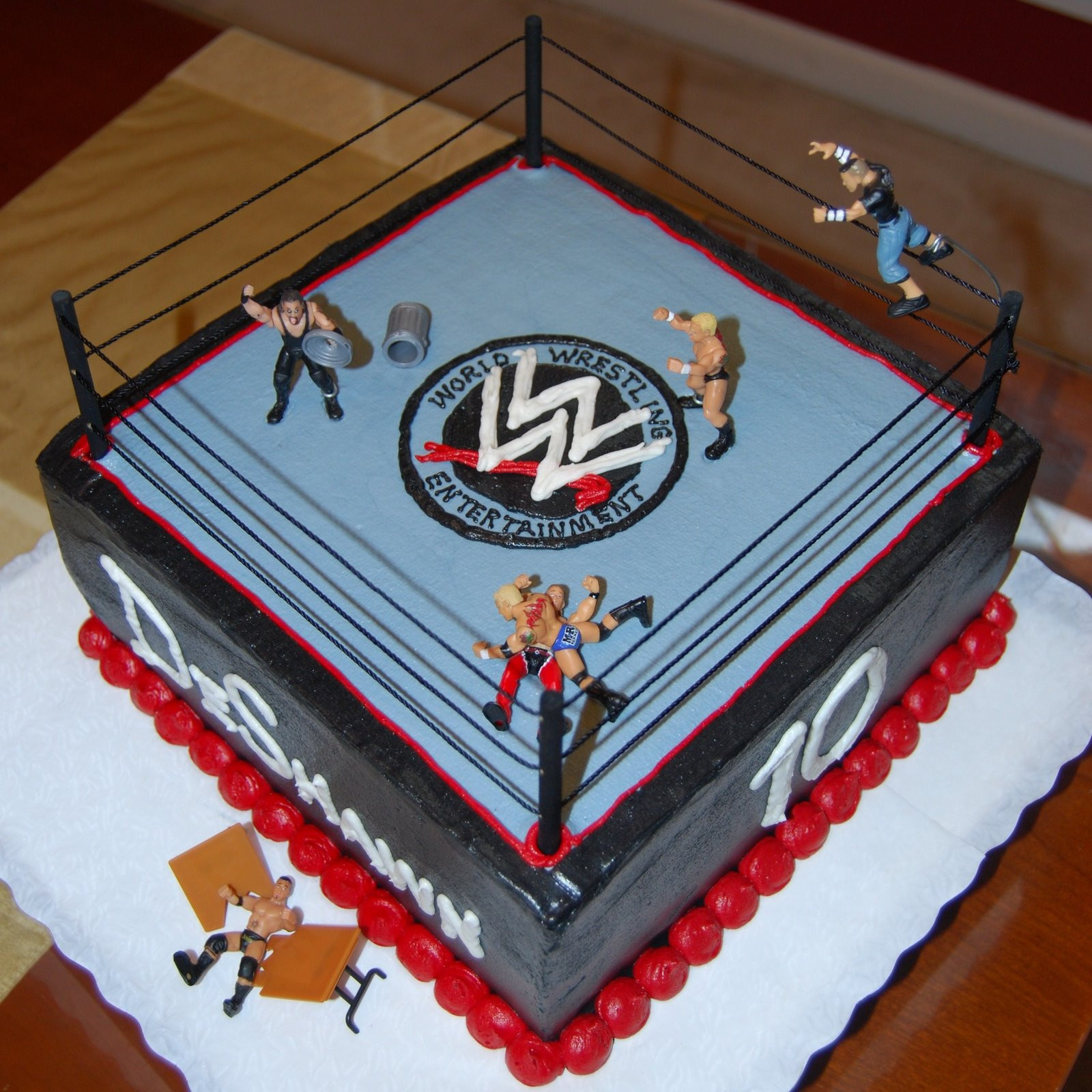 Wrestling Birthday Cake
 Sports Colleges and Graduation Cakes WWE Wrestling Cake
