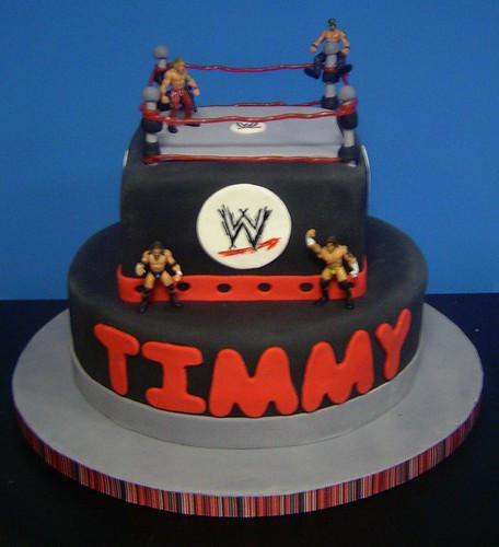 Wrestling Birthday Cake
 Wrestling Birthday Cake