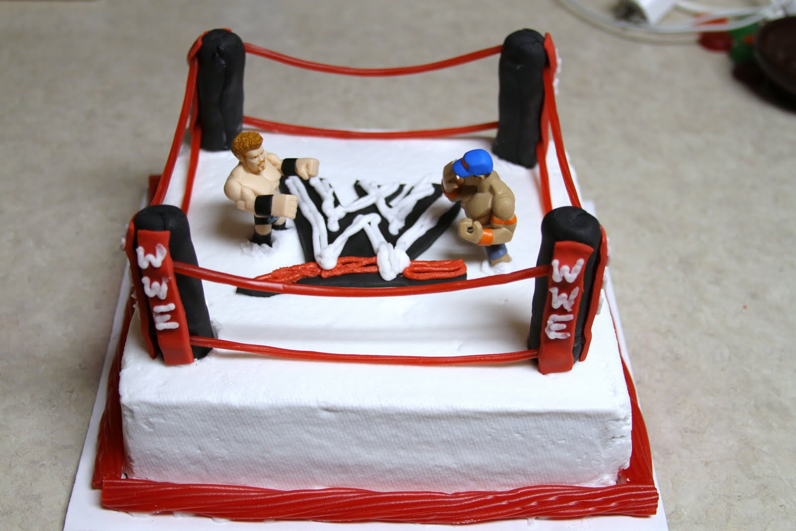 Wrestling Birthday Cake
 Michele Robinson Cakes WWE Cake