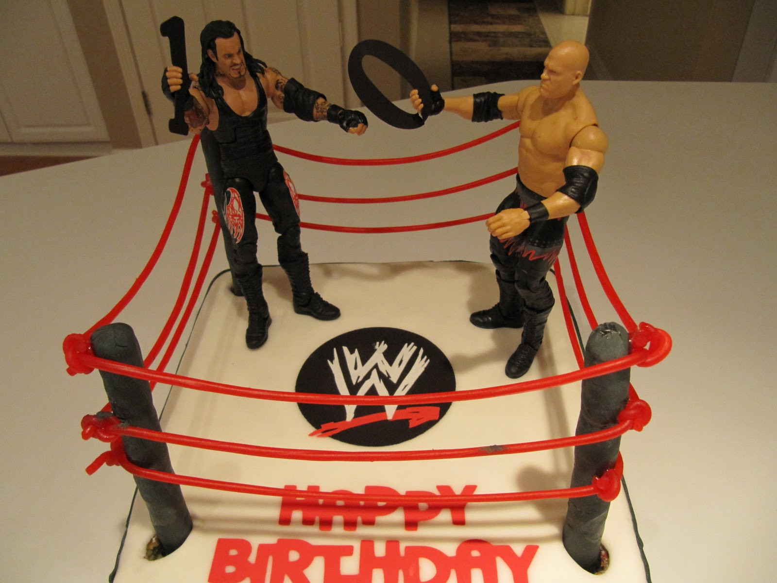 Wwe Birthday Cakes
 Crazy4Cricut WWE Birthday Cake with Cricut Cake Machine