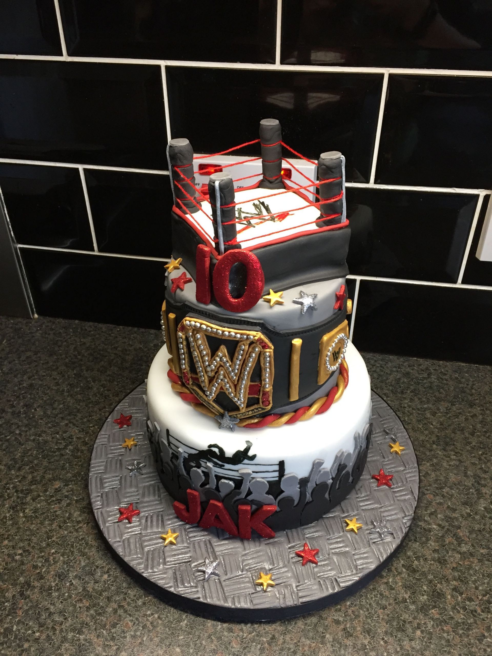 Wwe Birthday Cakes
 WWE birthday cake randy orton rko wrestler wrestling