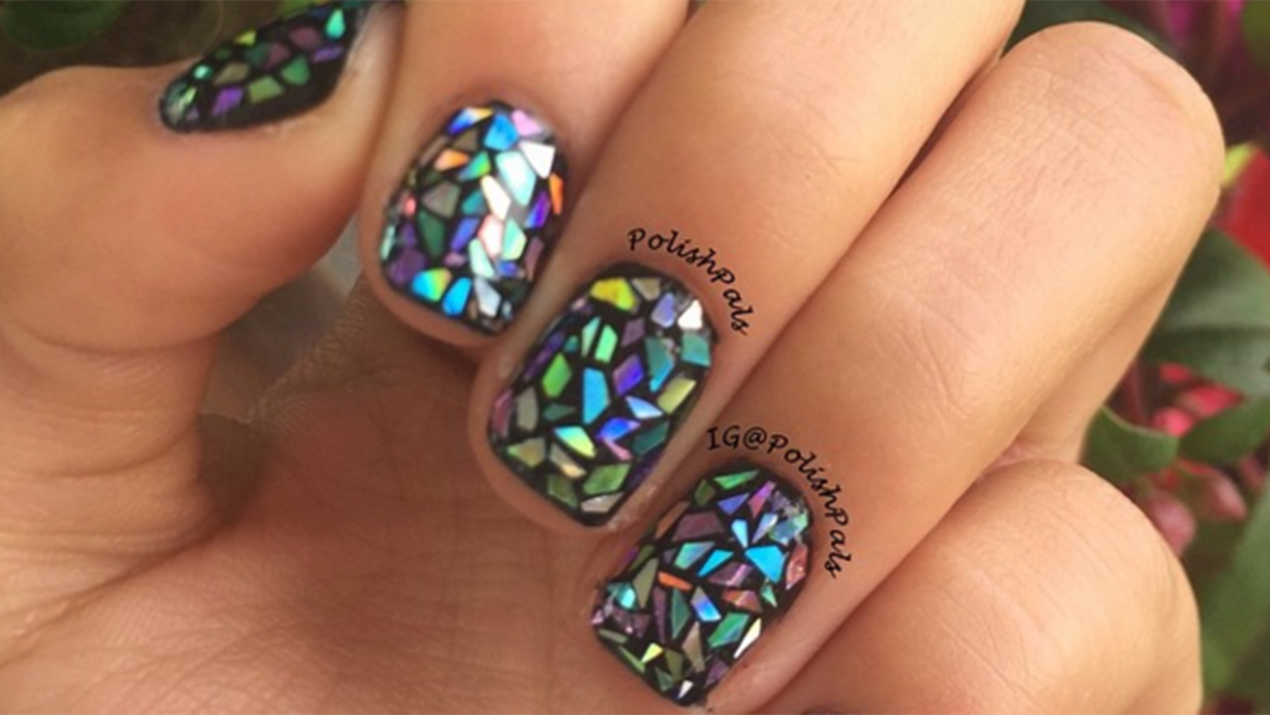 Www Nail Art Design
 Shattered glass nail art is the hottest trend on the
