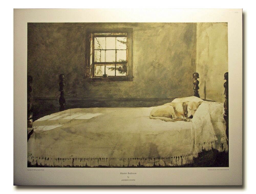 Wyeth Master Bedroom
 Dog Bed Master Bedroom By Andrew Wyeth sleeping dog on