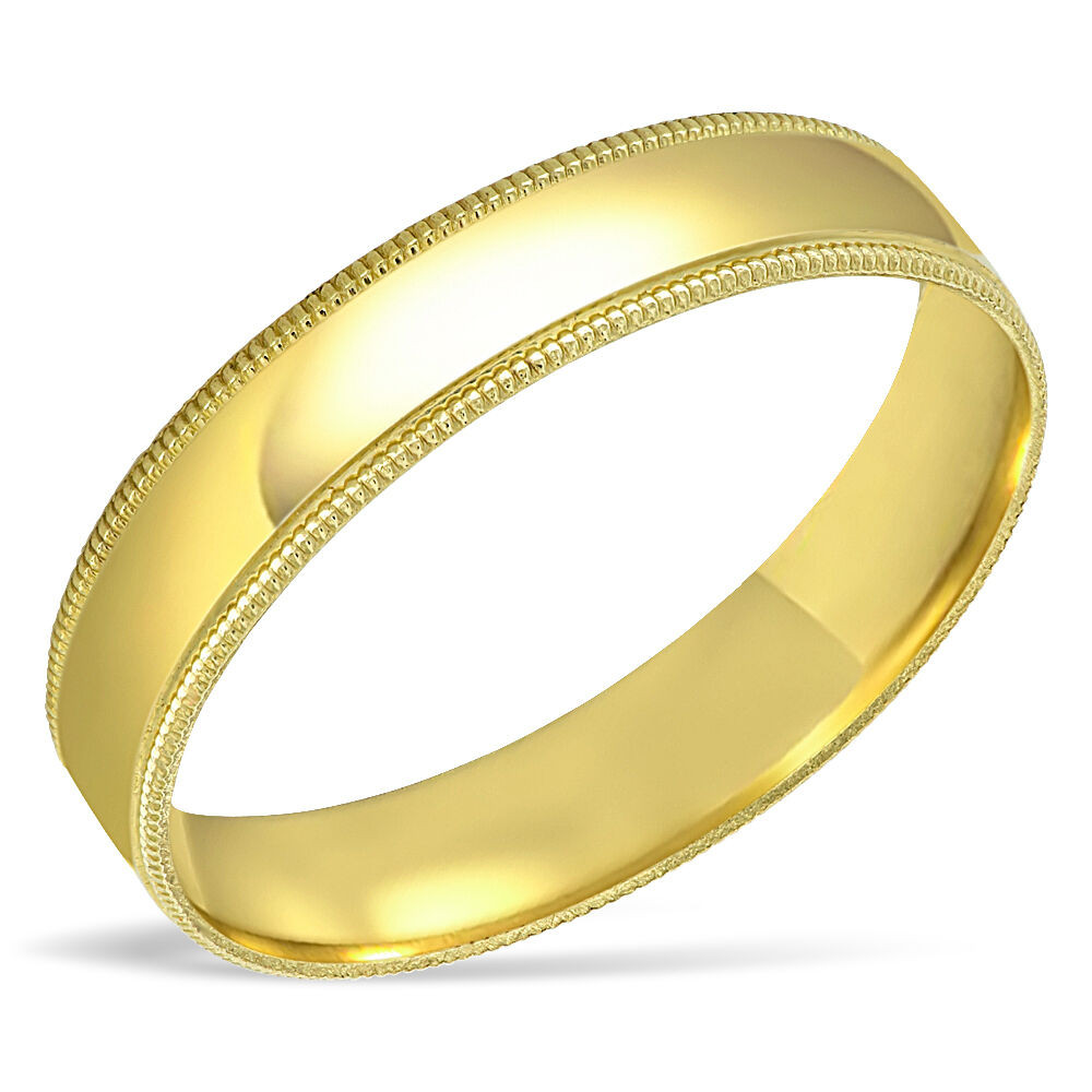 Yellow Gold Wedding Bands For Men
 Men s SOLID 10K Yellow Gold Wedding Band Engagement Ring